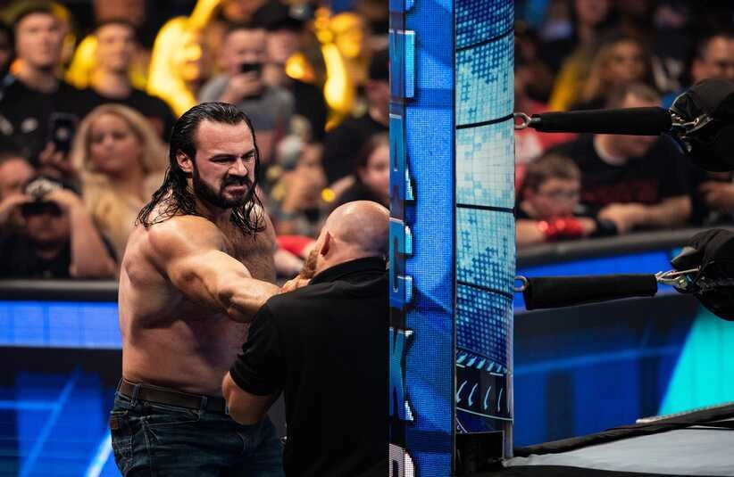 Drew Mcinytre on Smackdown.