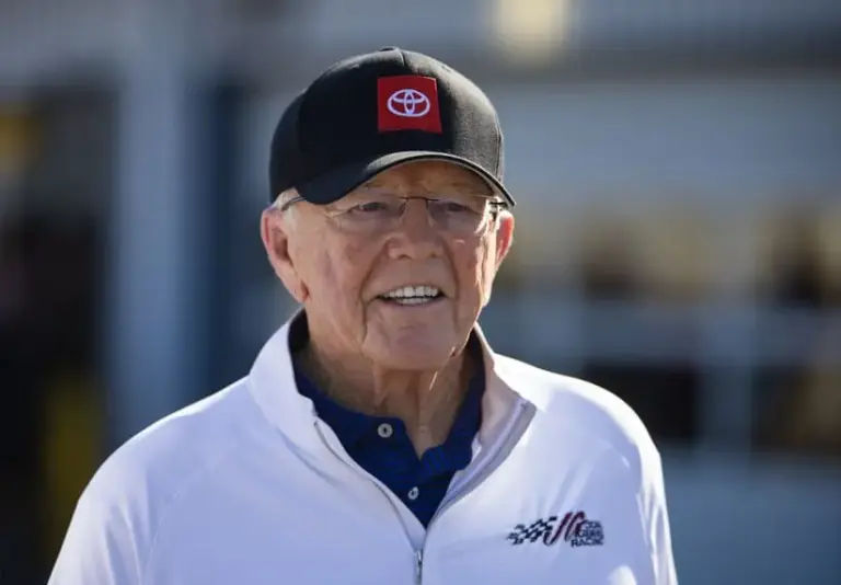 Joe Gibbs Racing; Nov 4, 2023; Avondale, Arizona, USA; NASCAR Cup Series team owner Joe Gibbs during qualifying for the NASCAR Championship Race at Phoenix Raceway.