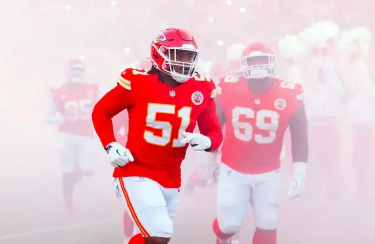 Kansas City Chiefs defensive end Mike Danna.