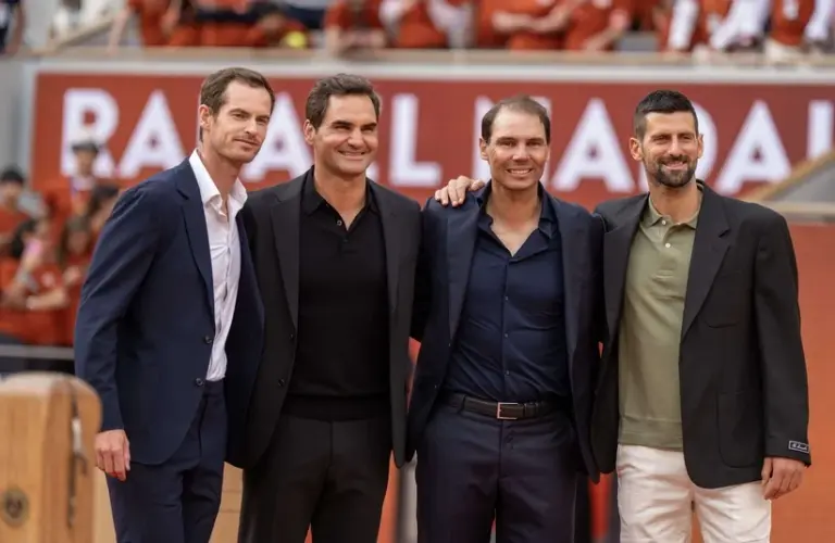 Nadal alongside the other Big 4 members