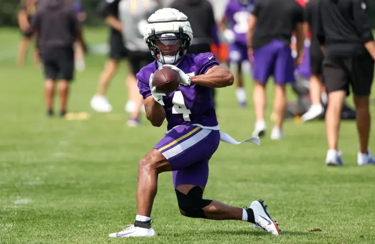 Rondale Moore during last season training camp.