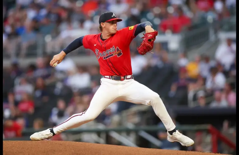 Atlanta Braves pitcher Hurston Waldrep