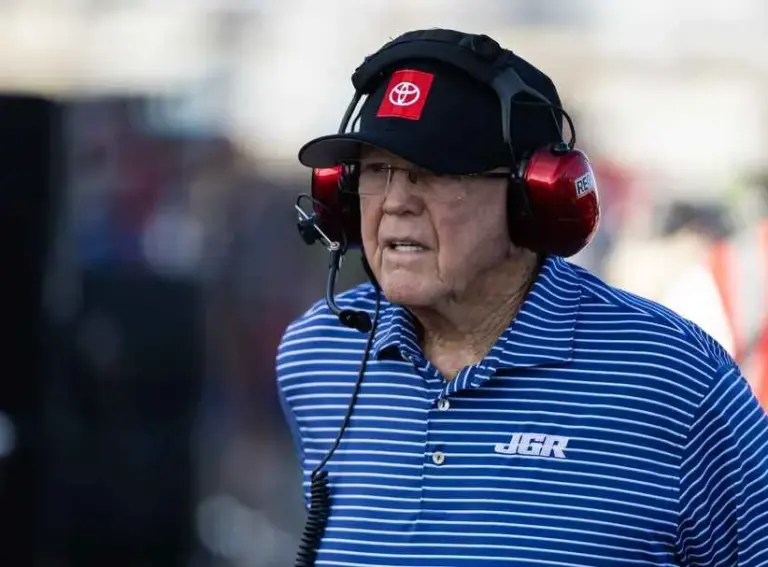 Joe Gibbs Racing; Oct 31, 2025; Avondale, Arizona, USA; NASCAR Cup Series team owner Joe Gibbs during practice for the NASCAR Championship race at Phoenix Raceway.