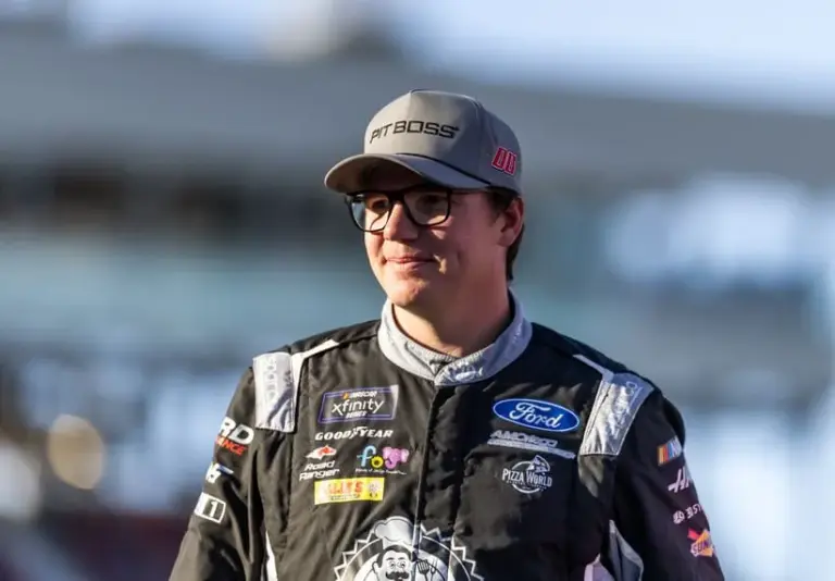 Caption: Nov 1, 2025; Avondale, Arizona, USA; NASCAR Xfinity Series driver Sheldon Creed (00) during the Xfinity Series Championship race at Phoenix Raceway.