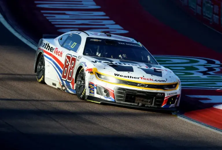 Nov 2, 2025; Avondale, Arizona, USA; NASCAR Cup Series driver Shane Van Gisbergen (88) during the NASCAR Championship race at Phoenix Raceway.