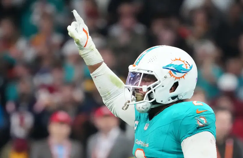 Miami Dolphins linebacker Bradley Chubb.