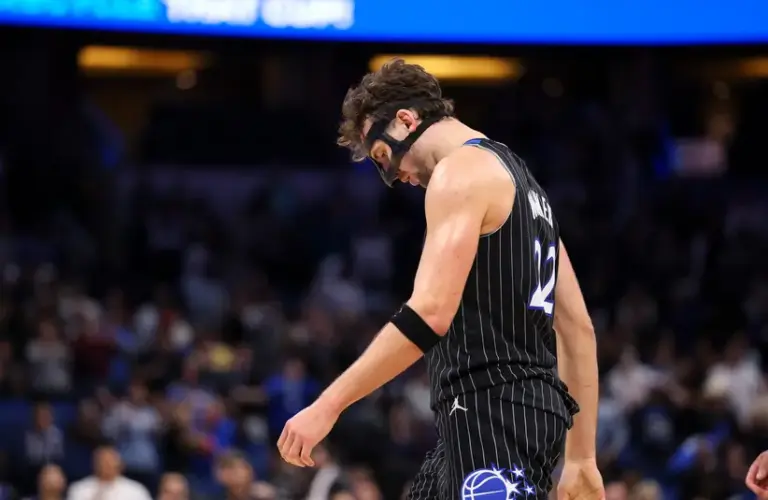 Orlando Magic forward Franz Wagner (22) during the fourth quarter against the San Antonio Spurs at Kia Center.
