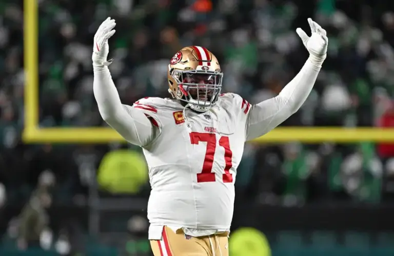 San Francisco 49ers offensive tackle Trent Williams.