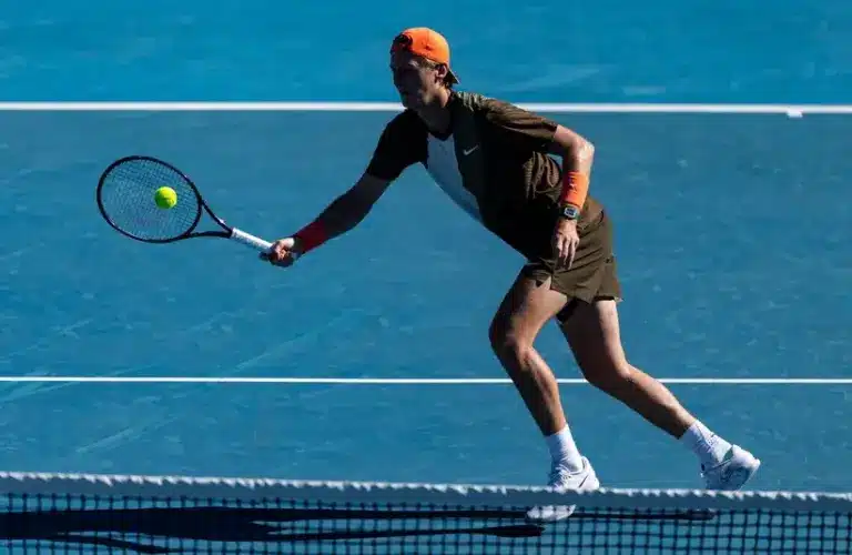 Sebastian Korda of United States in action