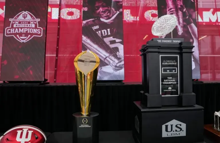 Saturday, Jan. 24, 2026, during the Indiana Football College Football Playoff National Championship celebration