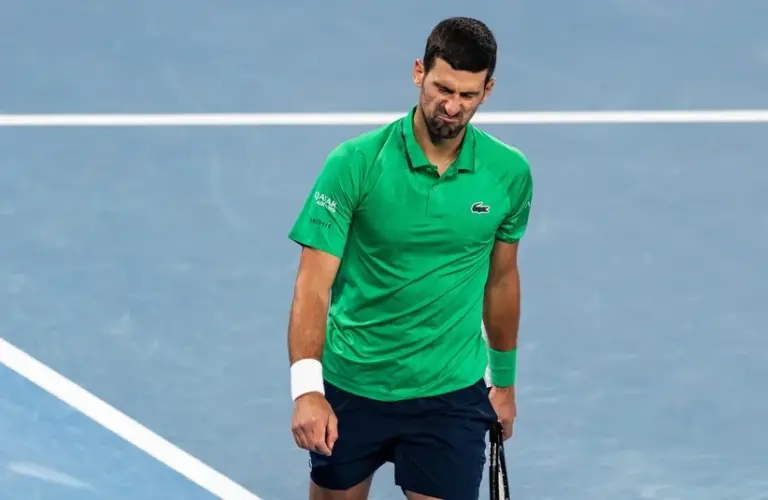 Djokovic not amused