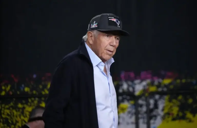New England Patriots owner Robert Kraft during Opening Night for Super Bowl LX at San Jose Convention Center