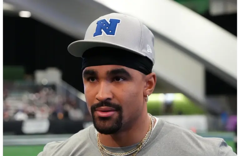 Jalen Hurts at the Pro Bowl