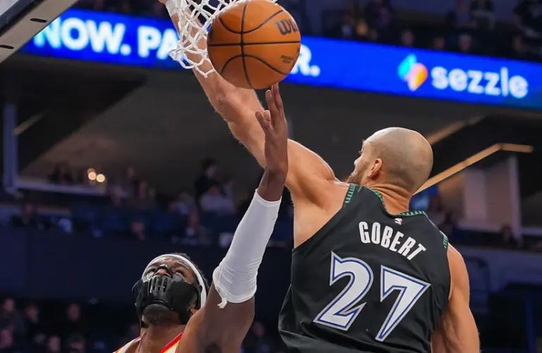 Rudy Gobert during the regular season.
