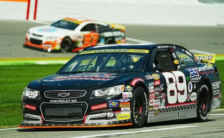 Bobby Earnhardt (89) speeds through pit road during the General Tire 200 at Daytona International Speedway, Saturday, Feb. 14, 2026.
