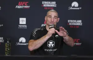 Strickland answering the press conference