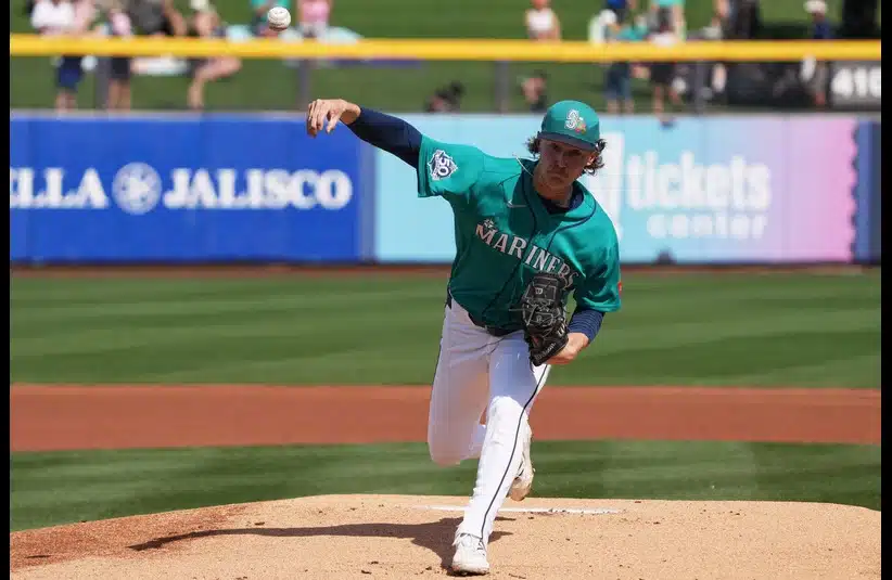 Seattle Mariners pitcher Bryce Miller