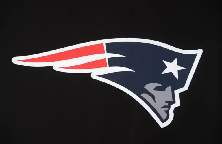 New England Patriots logo.