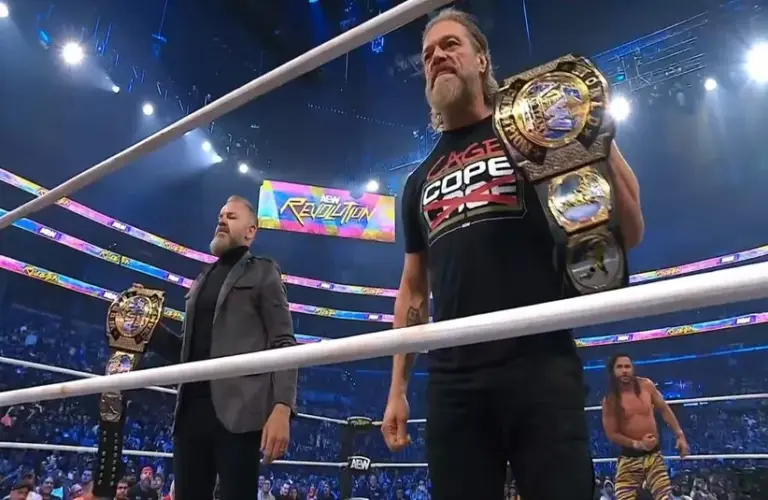 Adam Copeland and Christian Cage Hold AEW Tag Team Championships During Return At AEW Revolution 2026