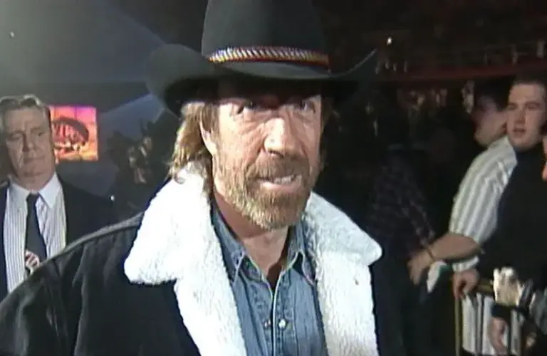 Chuck Norris At WWE Survivor Series 1994 PPV