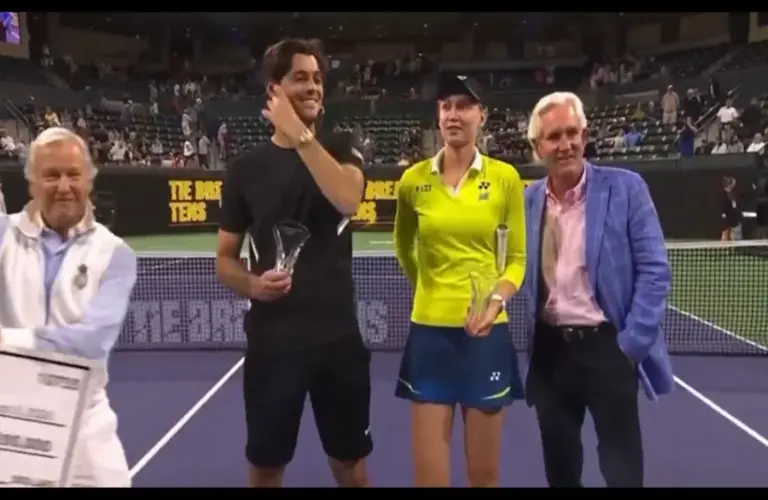 Elena Rybakina and Taylor Fritz