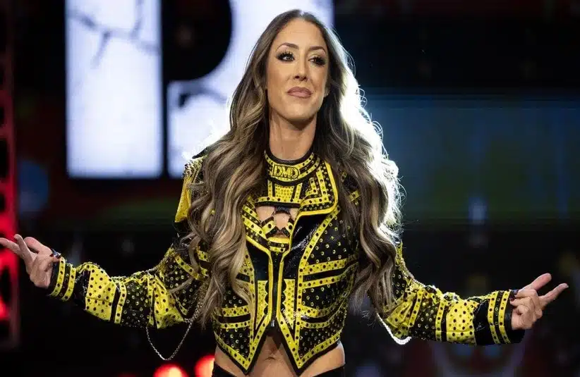 Britt Baker on a episode of AEW.