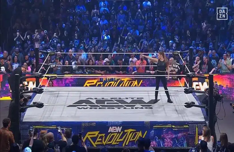 Ronda Rousey Appears At AEW Revolution 2026