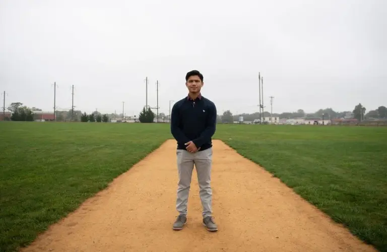 Pakistan player on the wicket
