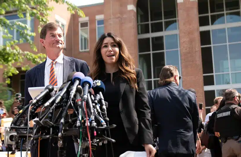 Johnny Depp's attorneys Ben Chew and Camille Vasquez