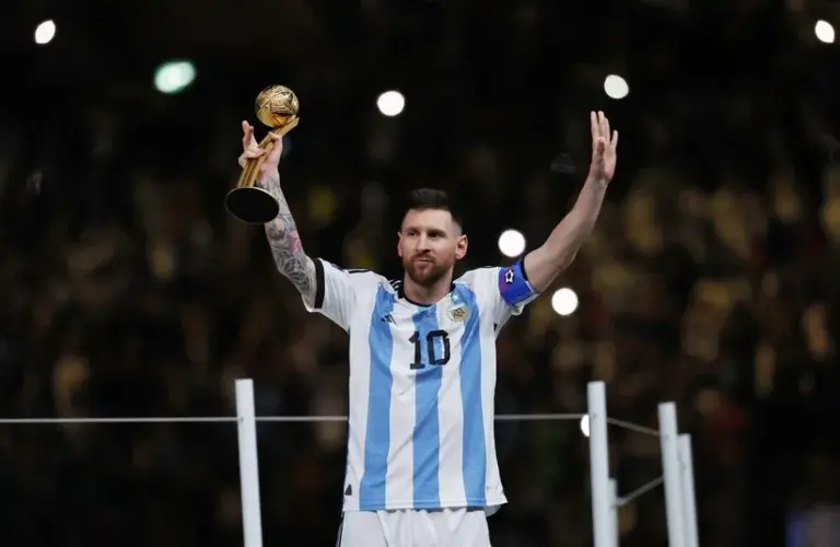 UEFA champion Lionel Messi