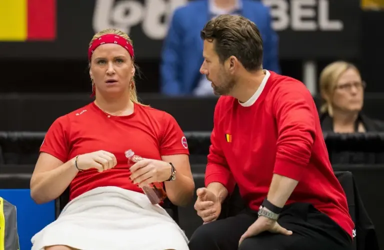 Wim Fissette during Billie Jean King Cup