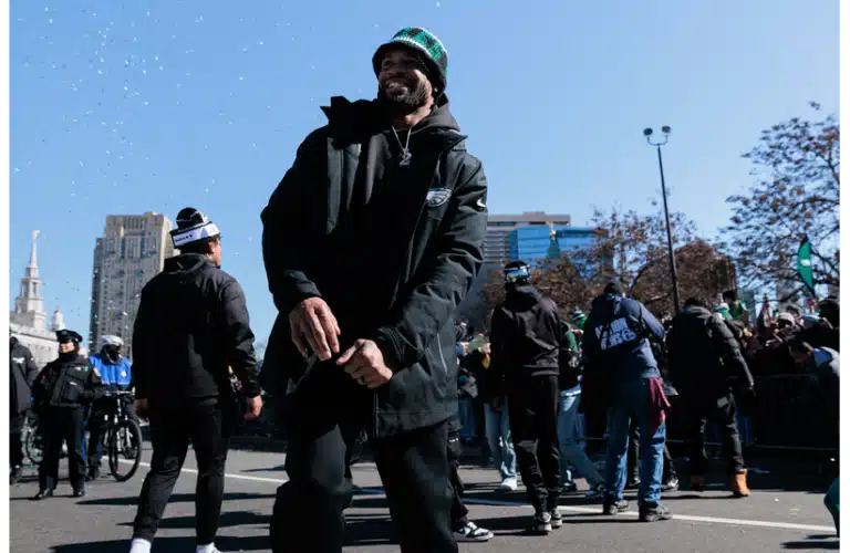 Darius Slay Celebrating Super Bowl LIX Win