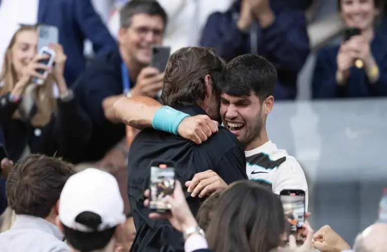 Carlos Alcaraz and Juan Carlos Ferrero