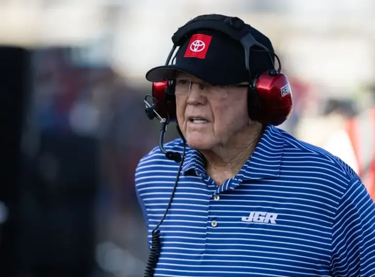 Joe Gibbs Racing; Oct 31, 2025; Avondale, Arizona, USA; NASCAR Cup Series team owner Joe Gibbs during practice for the NASCAR Championship race at Phoenix Raceway.