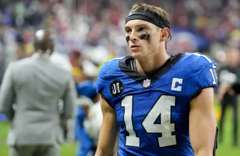 Colts WR Alec Pierce during a game.