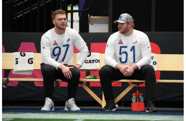 Cam Jurgens at the 2026 Pro Bowl from San Francisco