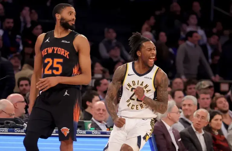 Indiana Pacers guard Quenton Jackson (29) reacts