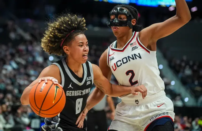 UConn in a Big East battle against Georgetown.
