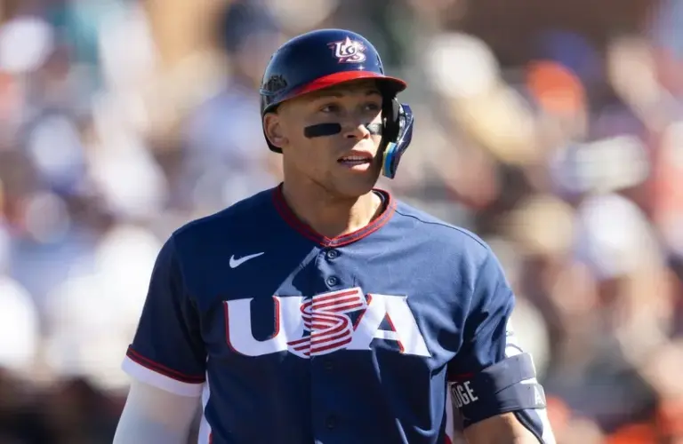 Team USA outfielder Aaron Judge against the San Francisco Giants