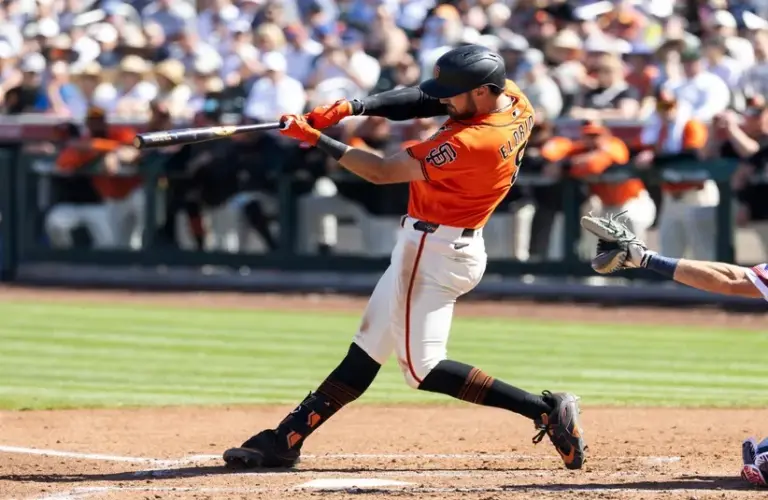 San Francisco Giants first baseman Bryce Eldridge against Team USA