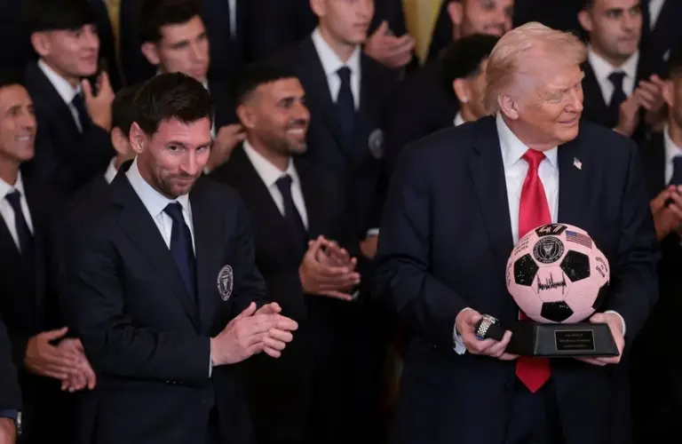 Lionel Messi and Donald Trump