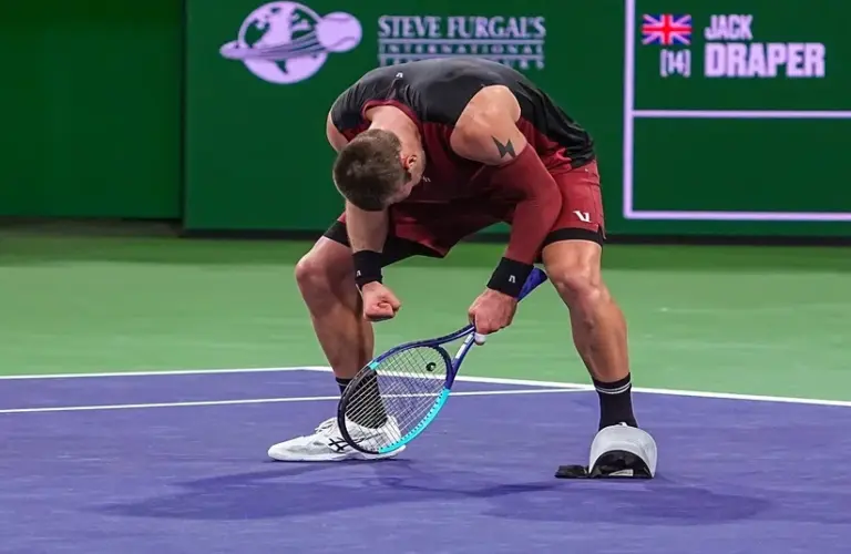 Draper celebrating his win