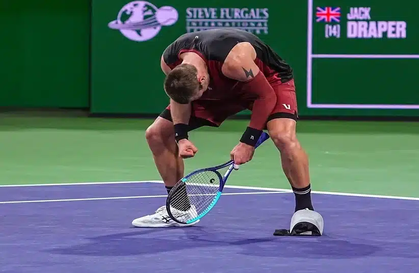 Draper celebrating his win