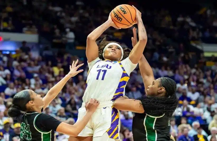 LSU beat Jacksonville in the first round of women's NCAA Tournament.