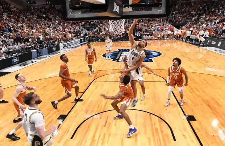 Purdue hitting the game winner against Texas.