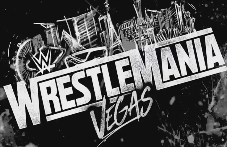 WrestleMania 42 WWE Logo Zoomed In