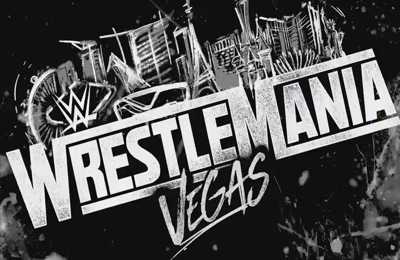WrestleMania 42 WWE Logo Zoomed In