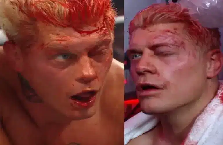 Cody Rhodes after WrestleMania 42 main event.
