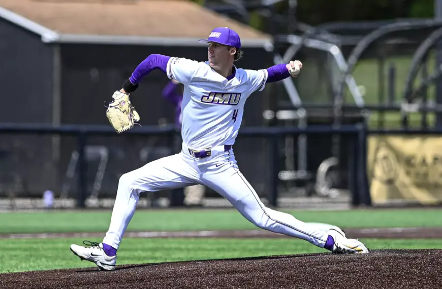 Tyler Lutz of James Madison Baseball.