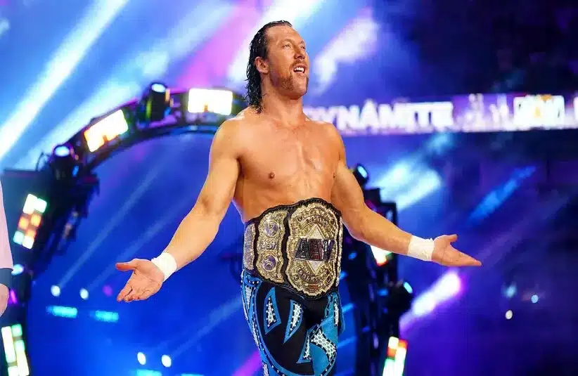 Kenny Omega As AEW Champion Making Entrance At AEW Dynamite